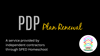 Oregon PDP Consultation & Service Plan - Plan Renewal