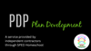 Oregon PDP Consultation & Service Plan - Plan Development